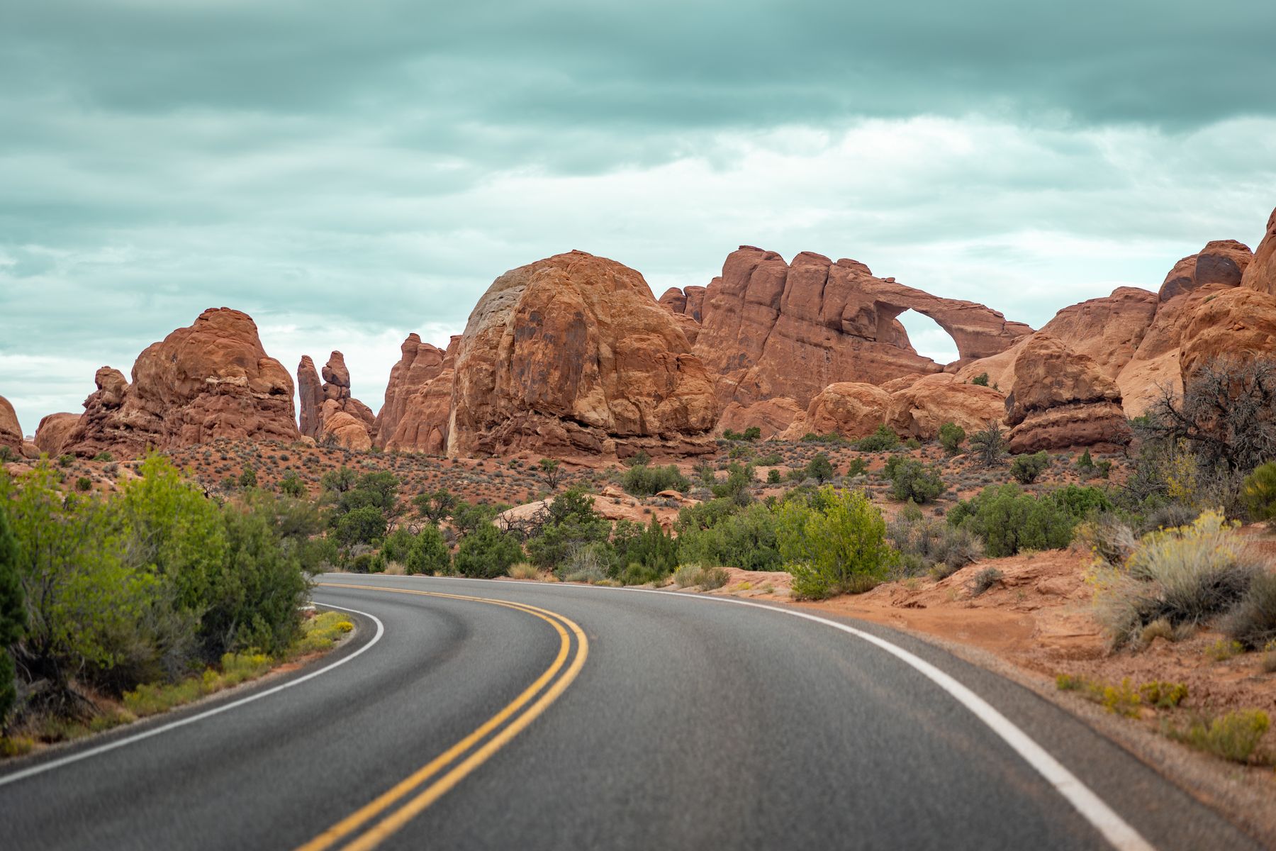 Road to Skyline Arch